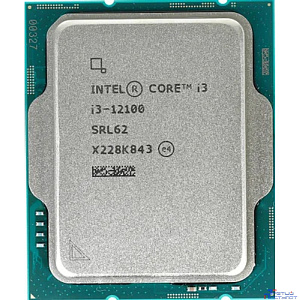 CPU Intel Core i3-12100 Alder Lake OEM {3.3 ГГц/ 4.3 ГГц в режиме Turbo, 12MB, Intel UHD Graphics 730, LGA1700}