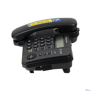 Panasonic KX-TS2358RUB (черный) {АОН,Caller ID,ЖКД,блокировка набора,выключение микрофона,кнопка "пауза"}