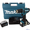 Makita HP333DWME Дрель ак(уд) { 12В,2х4 Ач Li-ion(слайдер),БЗП-10мм,0-450\1700об\м,30\14Нм,1.1кг,чем,подсв }