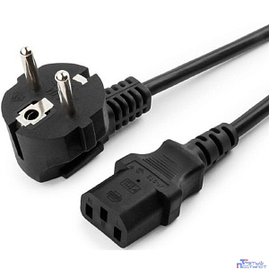 Filum Кабель питания CEE 7/7- С13, 3х0.75мм, 220В, 10A, чёрный, 0.6м [FL-PC10-EU-C13-0.6M](873339)