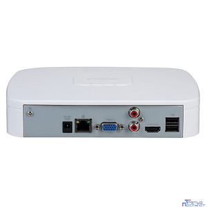 DAHUA DHI-NVR2108-I2 8-канальный IP-видеорегистратор 4K, H.265+, видеоаналитика, входящий поток до 80Мбит/с, 1 SATA III до 10Тбайт
