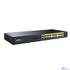 Коммутатор Netis P124GH (L2) 24x100Мбит/с 2x1Гбит/с 1xКомбо(1000BASE-T/SFP) 1SFP 24PoE 24PoE+ 360W неуправляемый