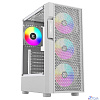 XASTRA Корпус A302 4FRGB White ATX/Mesh/ tempered glass / 4x120mm FC120-FRGB fans/A302-WH-FC120FRGB-4F-GL