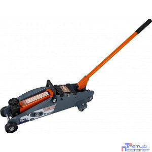 Ombra OHT225C Домкрат подкатной 2.5 т. с фиксатором в кейсе, 140-387 мм