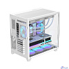 Корпус Formula Crystal U2 белый без БП ATX 10x120mm 1xUSB2.0 1xUSB3.0 audio bott PSU