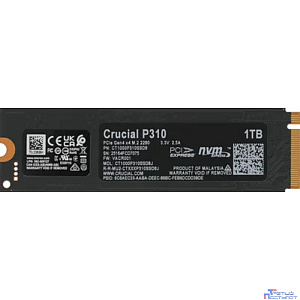 SSD Crucial P310 1TB PCIe Gen4 NVMe 2280 M.2 SSD CT1000P310SSD8