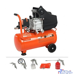 PATRIOT EURO 50-260К Компрессор [525306316] { Мощность: 1.8 кВт; Напряжение: 230В~50Гц; Обороты двигателя: 2850 об/мин; Производительность: 260 л/мин; Объем ресивера: 50 л; Давление: 8 бар; Вес: 28,5}