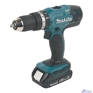 Makita DHP453SYE Дрель-шуруповерт аккумуляторная ударная [DHP453SYE] {18В,2х1.5Ач Li-ion,БЗП-13мм,0-400\1300об\м,42\27Нм,1.7кг,чем,совм с 4Ач Li-ion}