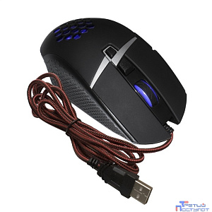 Exegate EX289490RUS Мышь ExeGate Gaming Standard Laser GML-14 (USB, лазерная, 1000/1200/3000/4000dpi, 8 кнопок и колесо прокрутки, длина кабеля 1,5м, черная, Color box)