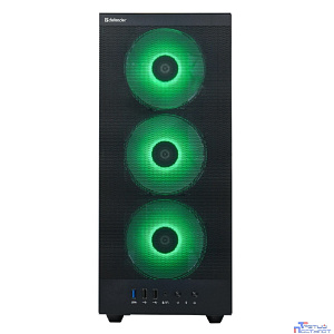 Defender Корпус компьютерный RaptorX черный,ATX,4fans,switchM/BSync