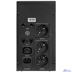 CROWN ИБП CMU-SP800EURO LCD {800VA\450W, корпус металл, 1x12V/9AH, розетки 3*EURO+1*IEC С13, AVR, 1*порт RJ-11, 1*порт RJ-45} [CM000001493]