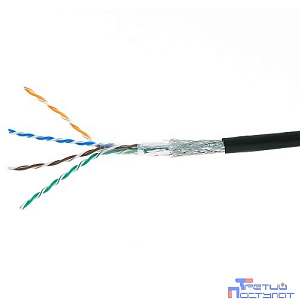 Cablexpert [SPC-5051E-SO-OUT] Кабель SFTP5e, 4 пары, 0.51 мм, медь, однож., экран, оплётка, 305 м, outdoor, Fluke Test