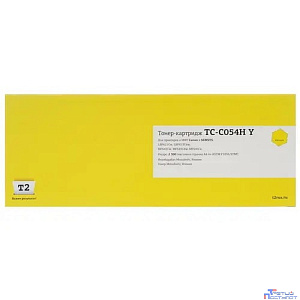 T2 Cartridge 054HY Картридж (TC-C054H Y) для Canon i-Sensys LBP621Cw/LBP623Cdw/MF641Cw/MF643Cdw/MF645Cx (2300 стр.) желтый, с чипом