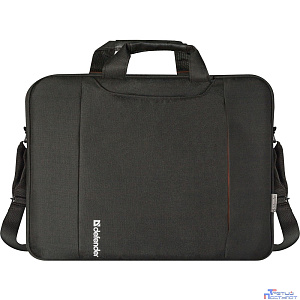 Сумка для ноутбука Defender Geek 15.6" черный, карман (26084)