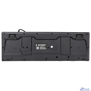Клавиатура Gembird KB-8354U-BL { USB, черный, 104 клавиши, кабель 1,45м }
