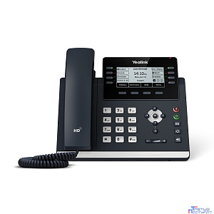 YEALINK SIP-T43U 12 аккаунтов, 2 порта USB, BLF, PoE, GigE, без БП, шт