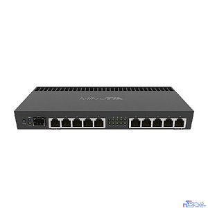 MikroTik RB4011iGS+RM  Маршрутизатор 1.4ГГц, 4 ядра, 1GB RAM, 512MB NAND, 10x 10/100/1000 LAN, 1 SFP+
