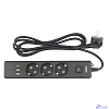 PowerCube Бытовой удлинитель (PC-6B-2M) 3р с/з вык.,3USB, 3500 Вт, 16А, 1.9 м, 3*1,0 (черный) {22310}