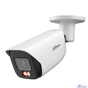 DAHUA DH-IPC-HFW3249EP-AS-IL-0280B Уличная цилиндрическая IP-видеокамера 2Мп, 1/2.9” CMOS, объектив 2.8мм, видеоаналитика, микрофон, ИК 50м, LED 50м, IP67, металл
