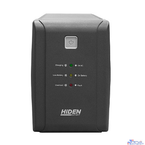 ИБП HIDEN EXPERT ULI600E 600ВА/360Вт {Линейно-интерактивный,4xIEC C13 LED, USB, встроенный АКБ 1 x 12В/7Ач}{УТ-00002431}