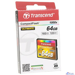 Compact Flash 64Gb Transcend, High Speed (TS64GCF1000) 1000-x