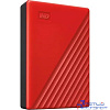 WD Portable HDD 5TB USB 3.0 WDBPKJ0050BRD-WESN My Passport 2.5" красный