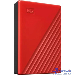 WD Portable HDD 5TB USB 3.0 WDBPKJ0050BRD-WESN My Passport 2.5" красный
