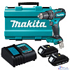 Makita DHP485SYE Дрель ак(уд) б\щет,18В,2х1.5 Ач Li-ion,БЗП-13мм, 0-500\1900об\м,50\25Нм,1.7кг, кейс