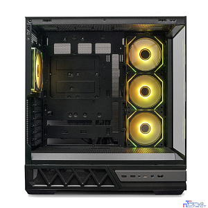 XASTRA Корпус Q700 4ARGB-C10-UC Black ATX/Aquarium/Screewless/4x120mm ARGB PWM mirror fans/Argb+PWM HUB 10port/Type C Q700-4FM12A-C10-UC