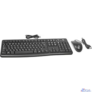 920-002561 Logitech Клавиатура + мышь Desktop MK120 USB оригинальная заводская гравировка RU/LAT