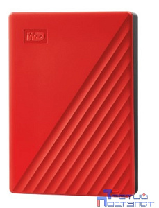 WD Portable HDD 4TB My Passport WDBPKJ0040BRD-WESN 2,5" USB 3.0 red