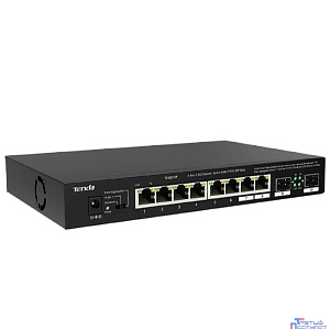 TENDA TEM2010F Коммутатор настольный 8-Ports 100/1000/2500 Mbps Base-TX + 2-Ports 100/1000/2500 Mbps Base-X SFP