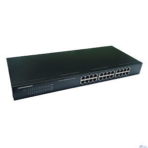 NEOMAX неуправляемый коммутатор NMS-124P-1000-SR, 24 порта 1000 Mbps, металл Rack