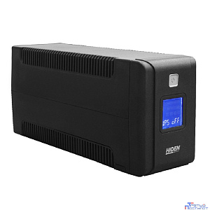 ИБП HIDEN EXPERT ULI600C 600ВА/360Вт {Линейно-интерактивный,4xIEC C13 LCD, USB, встроенный АКБ 1x12B/7Ач}
