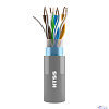 NTSS Кабель витая пара NTSS PREMIUM внутренний одножильный F/UTP 4PR 24AWG CAT5e LSZH нг(A)-HF 305м серый, системная гарантия 25 лет NTSS-IN-PM-FUTP4-5e-LSZH-GY