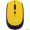 Мышь HIPER беспроводная HOMW-085 {1600dpi, желтый, USB, 4кнп}