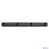 Exegate EX281083RUS Патч-панель FTP 19" 24 port кат.5e ExeGate разъём KRONE&110 (dual IDC), 1U, RoHS, цвет черный