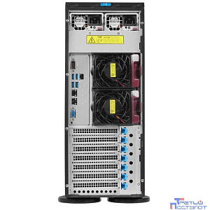 Supermicro SYS-740P-TRT Tower/4U, X12DPi-NT6, CSE-745BTS-R1K23BP, 2xLGA 4189, 8x3.5", 2x10GbE, 18х DIMM DDR4, 4xPCIe-X16, 2x1200W, black,  (438952)