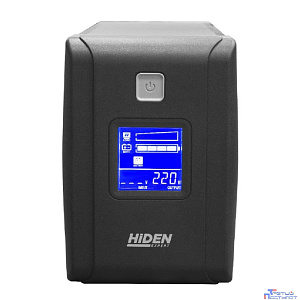 ИБП HIDEN EXPERT ULI600C 600ВА/360Вт {Линейно-интерактивный,4xIEC C13 LCD, USB, встроенный АКБ 1x12B/7Ач}